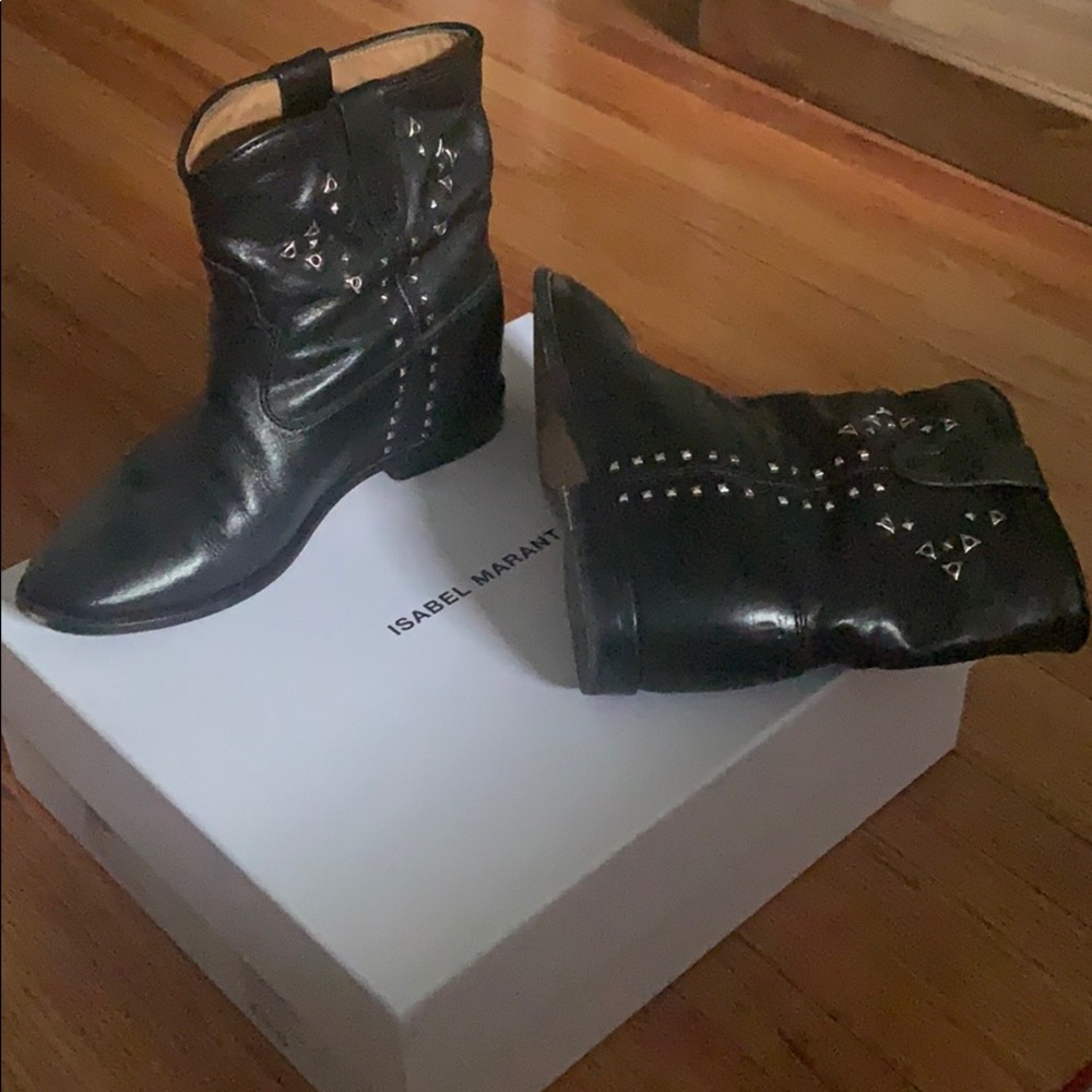 Isabel Marant Size 38 Hidden Wedge Boot - image 2
